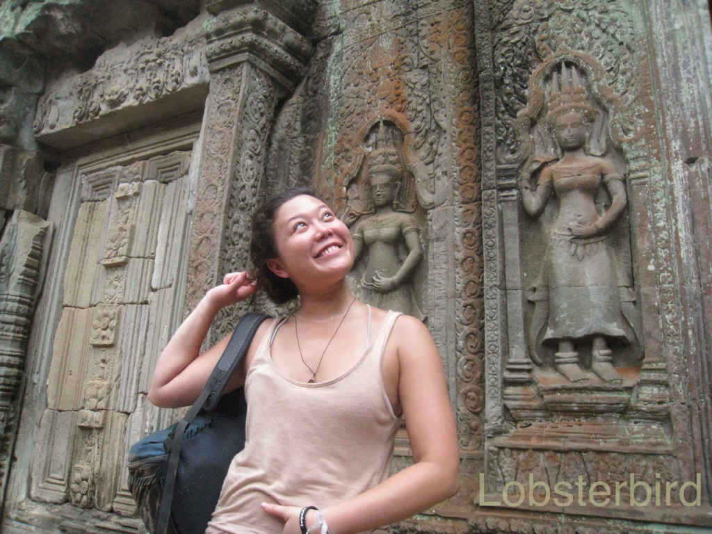 Bambina in Cambodia